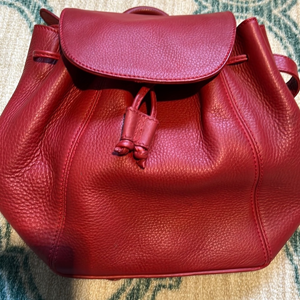 Vintage coach backpack purse